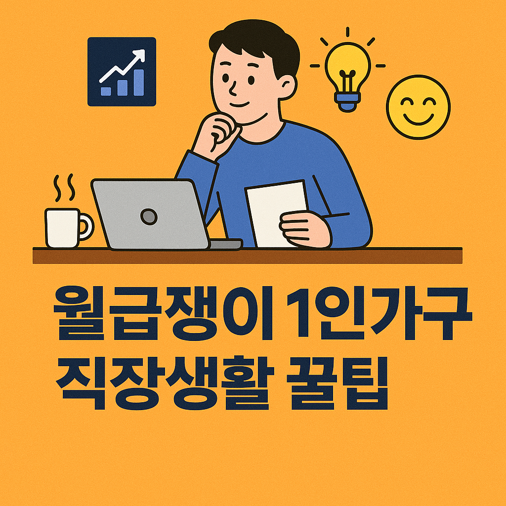 1인가구 직장 생활 팁