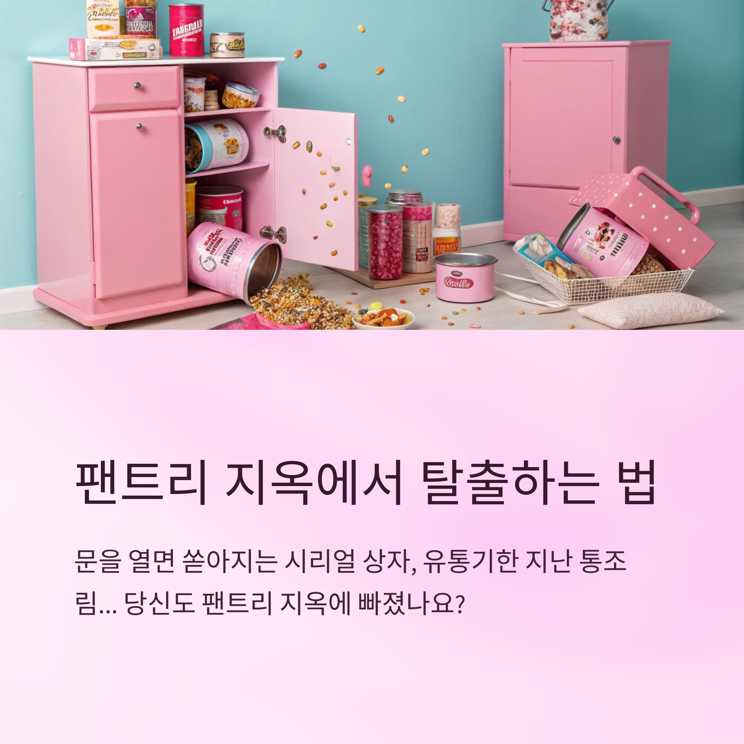 팬트리 지옥에서 탈출하는 법