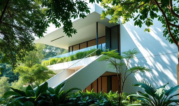 예술적인 건축의 이미지입니다.