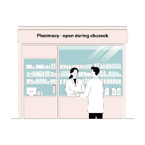 전국 추석 연휴 문 여는 약국 이미지