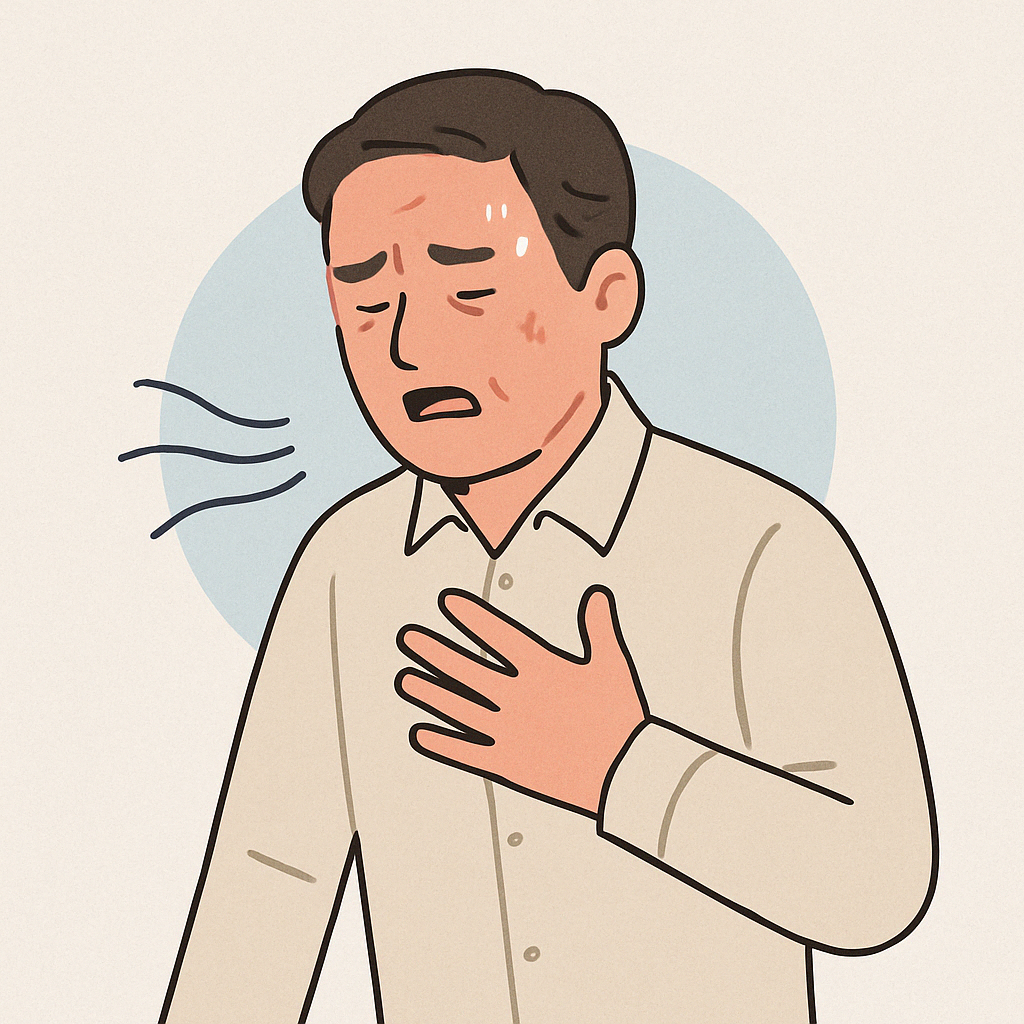 숨이 차는 증상, 가볍게 넘기면 위험