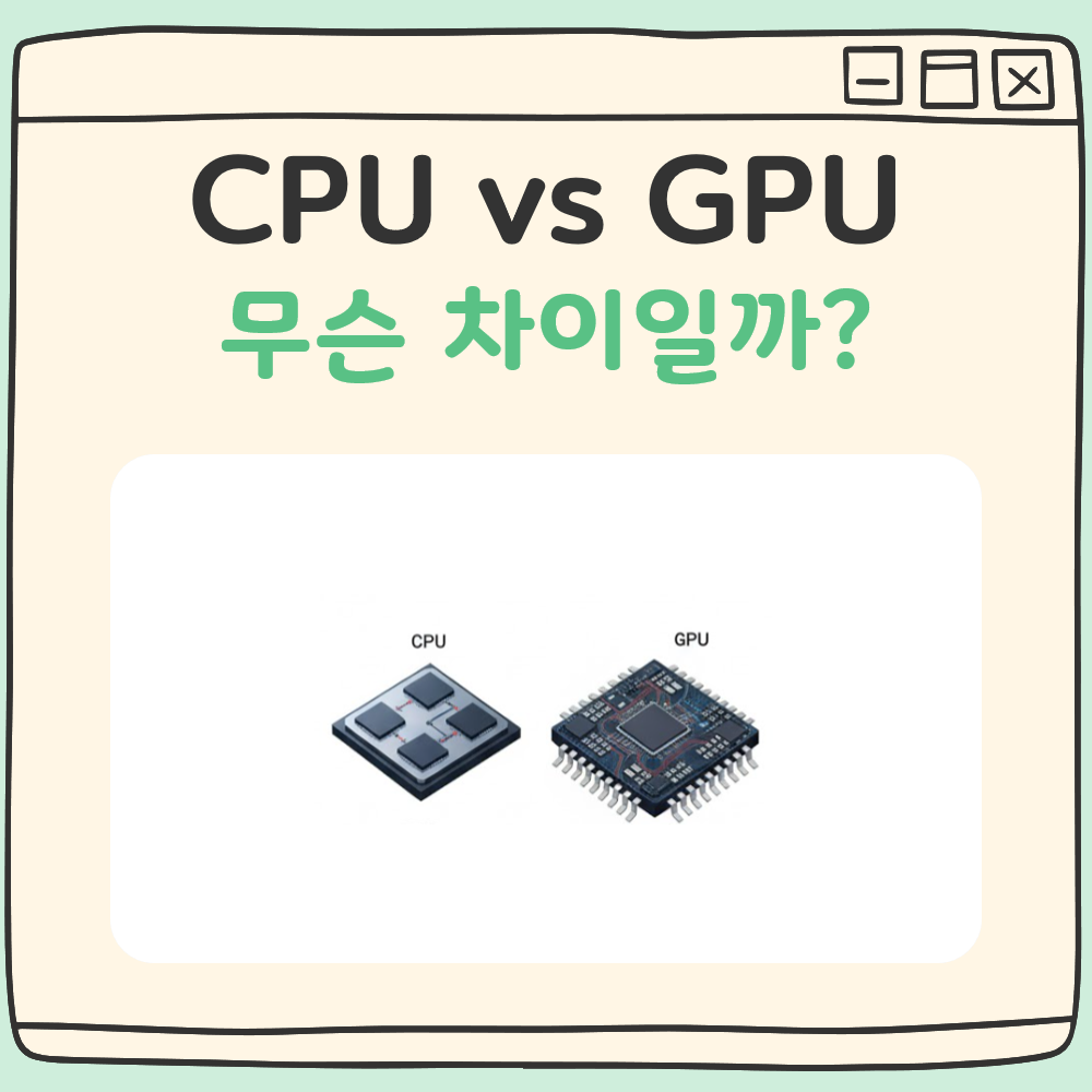 CPU GPU 차이
