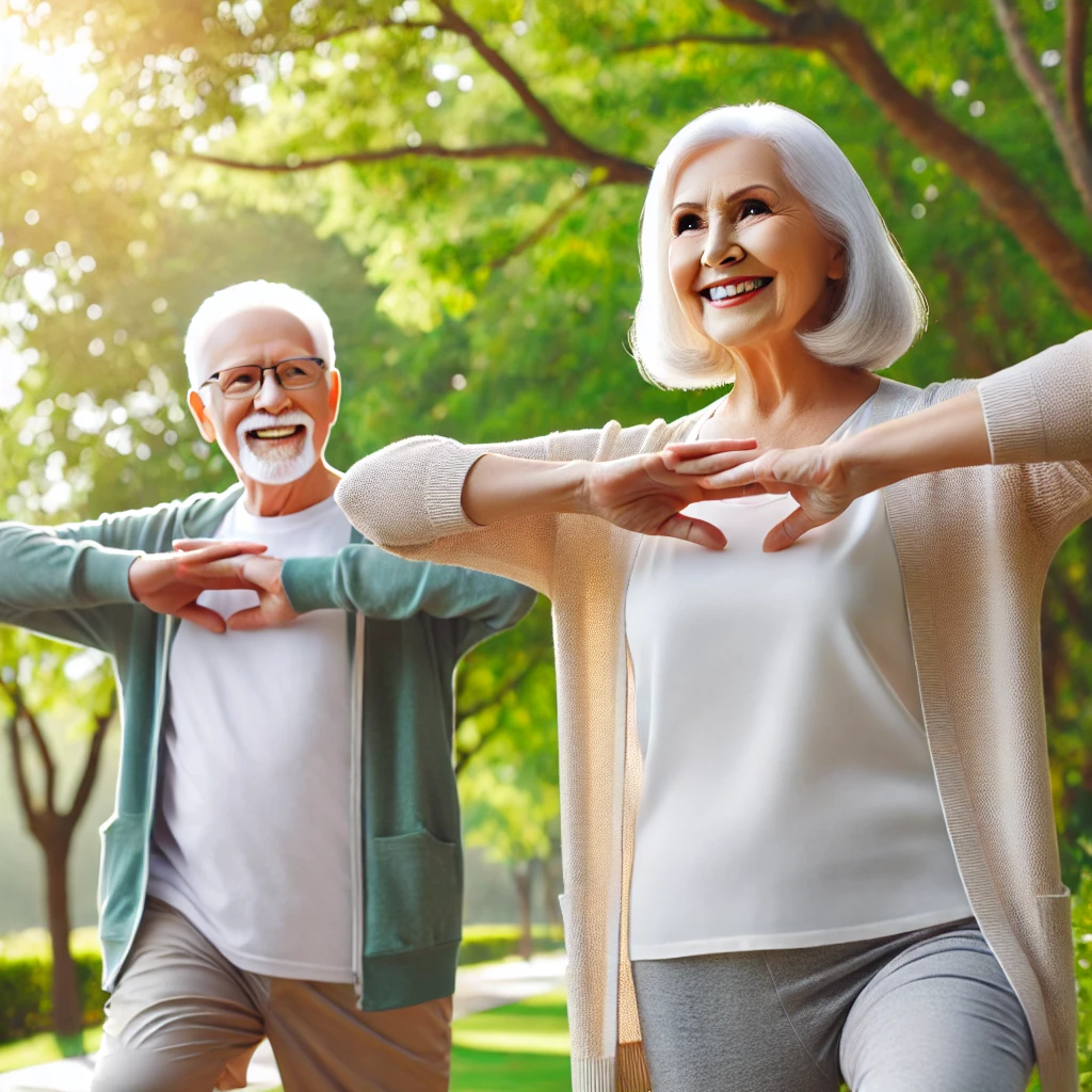 100세 시대 건강사진