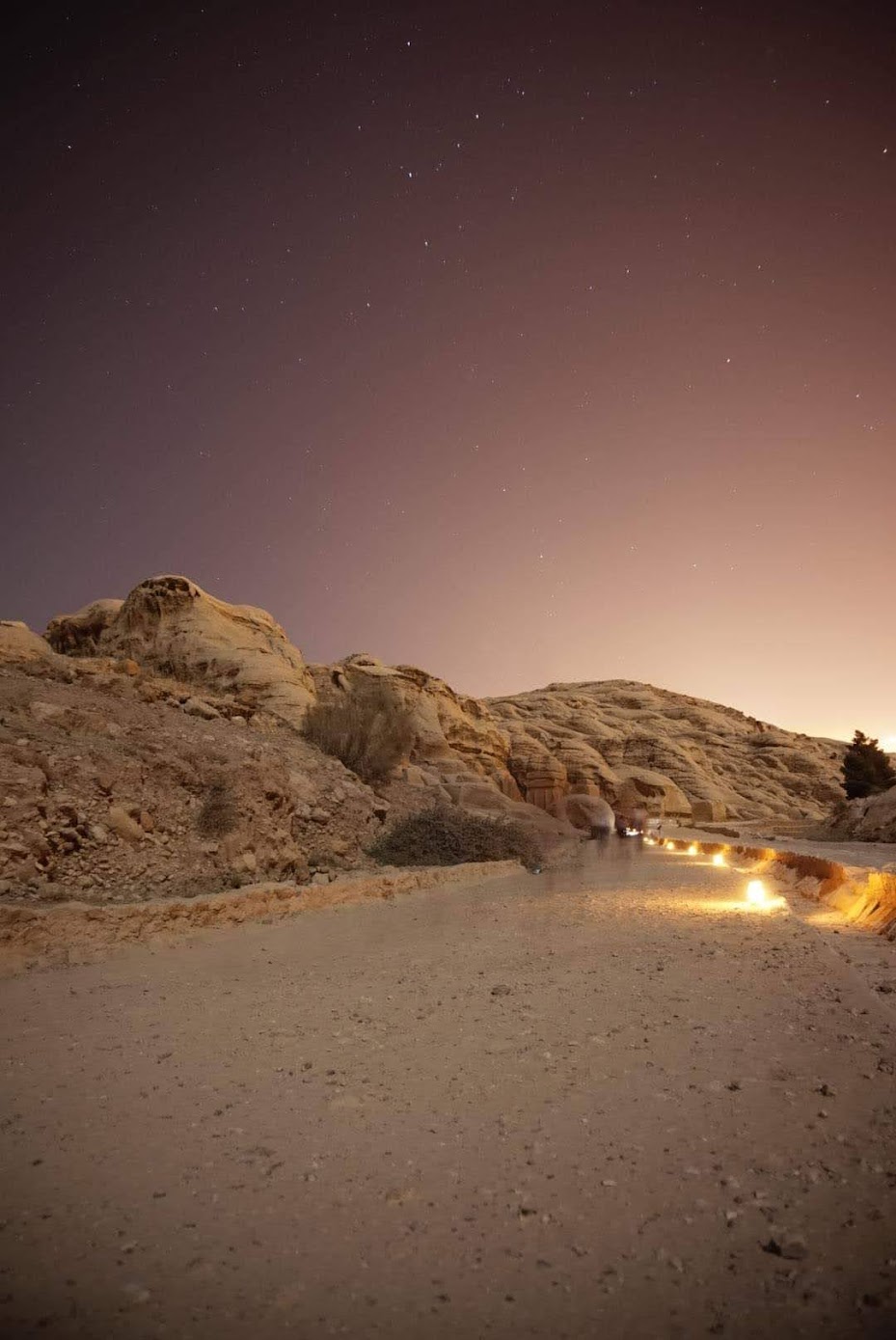 요르단 페트라 나이트 투어