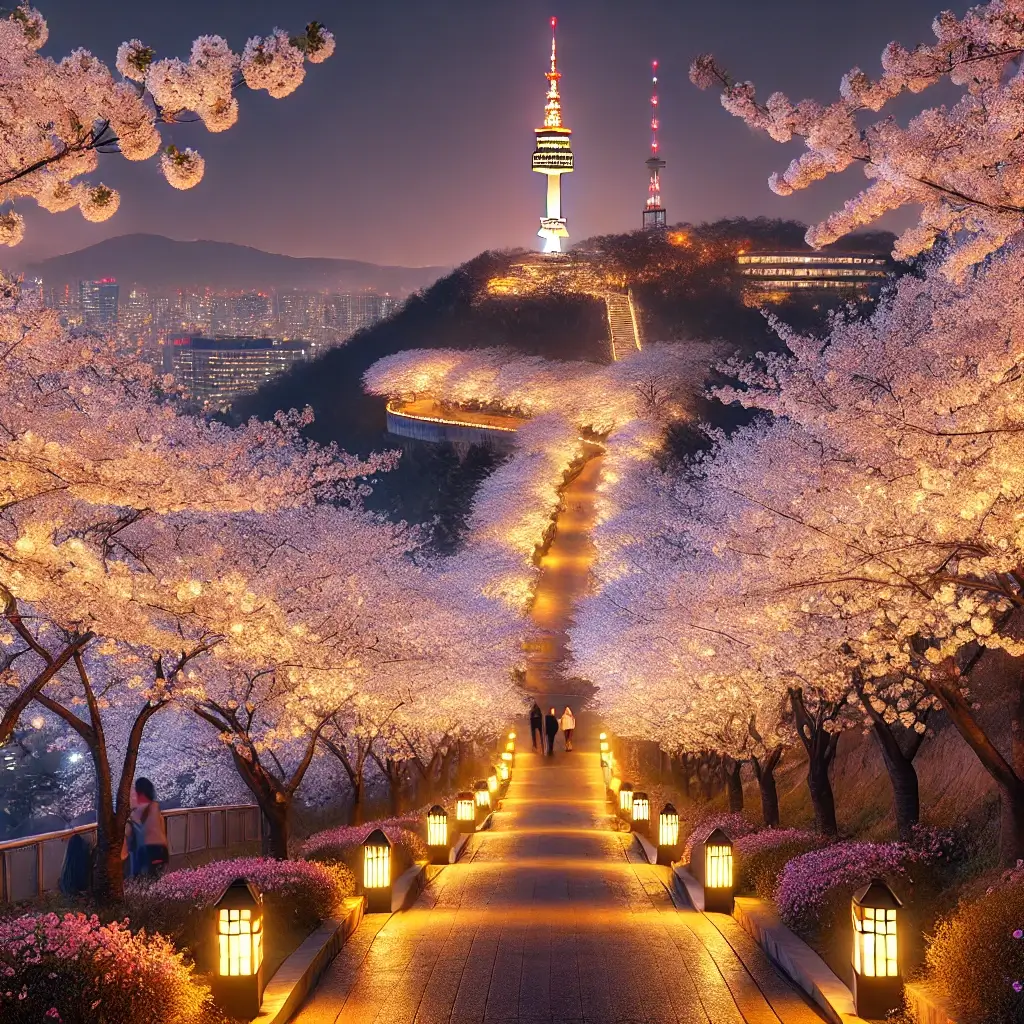 서울 야경과 함께하는 밤 벚꽃 명소 7곳