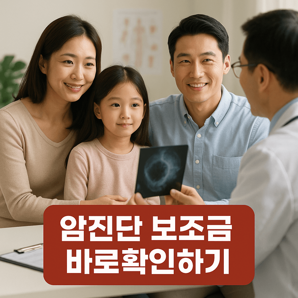 암 진단시 국가 보조금