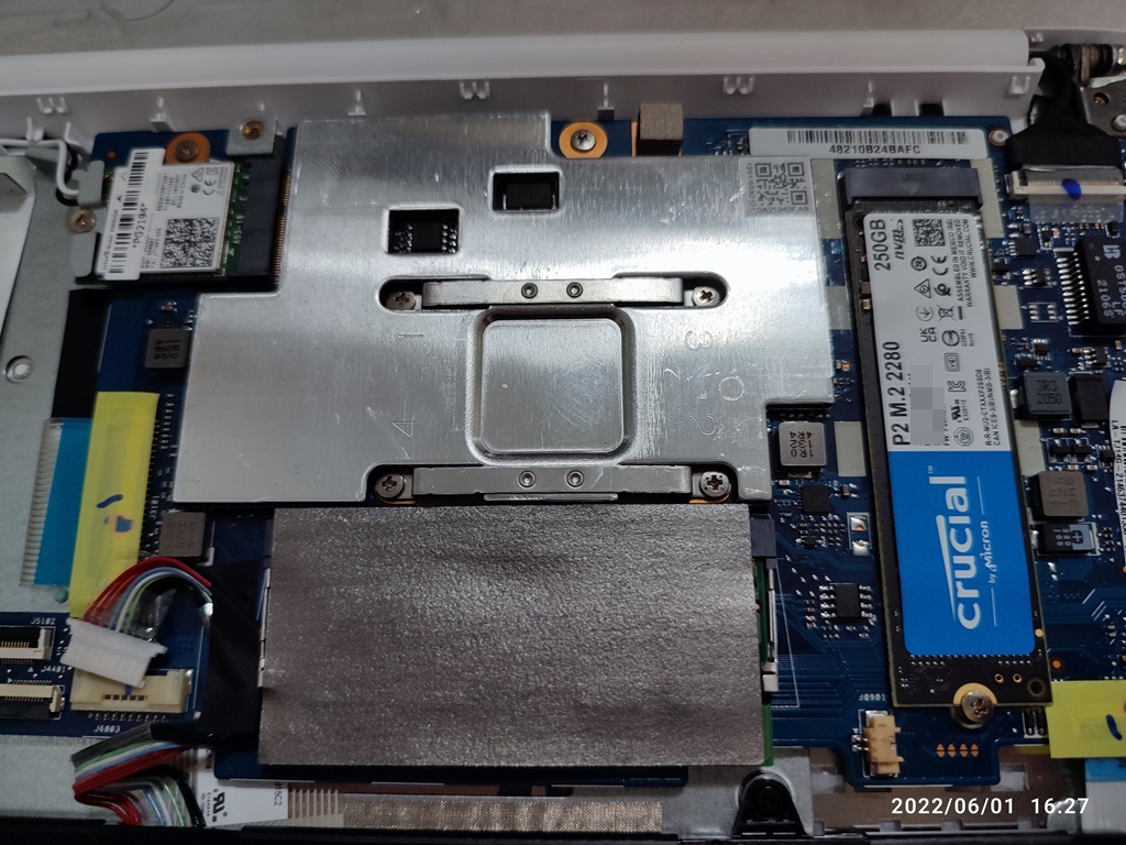 서멀컴파운드 재도포 후 재조립