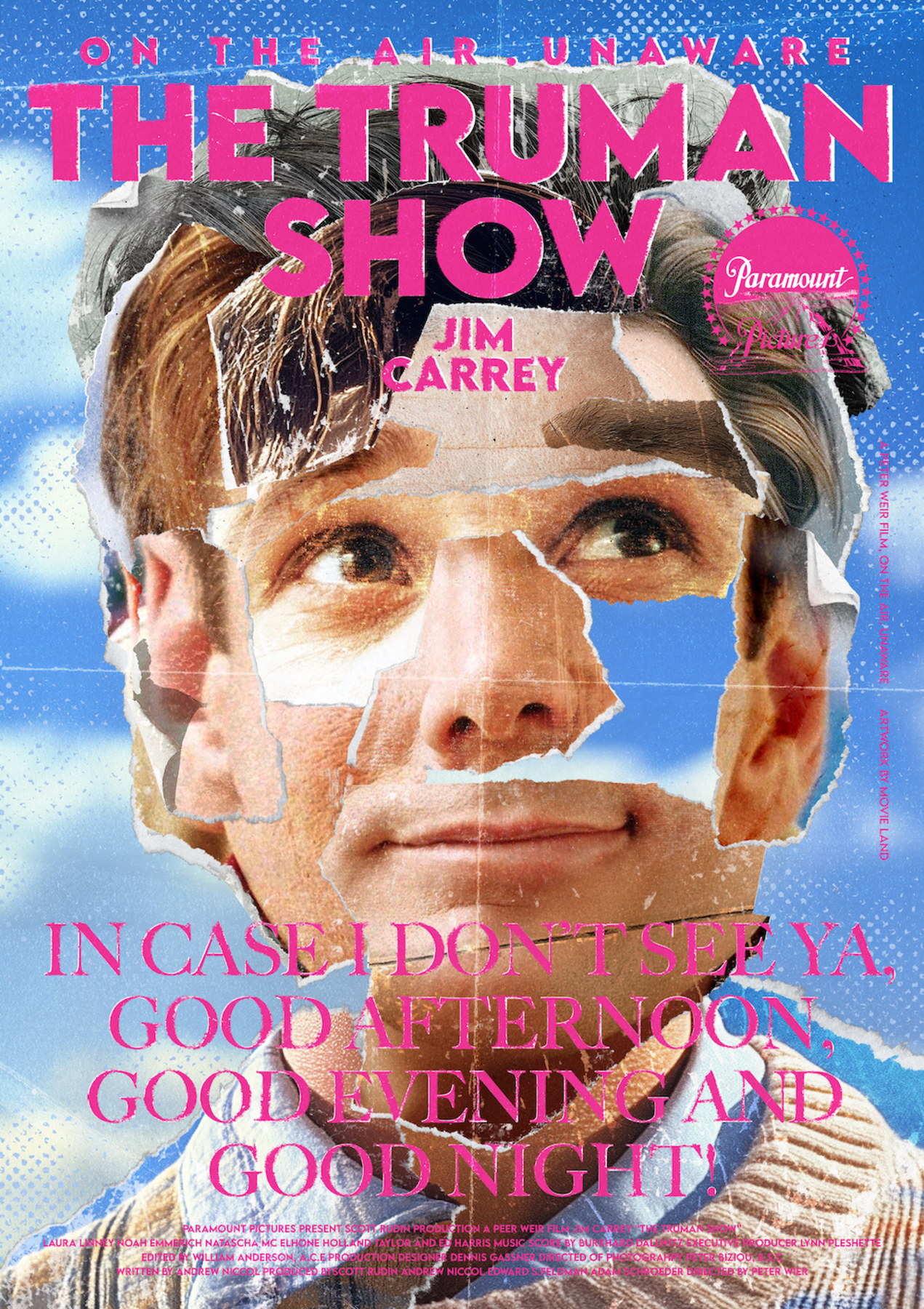 이건 꼭 보자!! 천만관객 영화 제 54편 <트루먼 쇼> - 누군가 설계한 안전보다 불완전한 진실을 선택하는 용기-영화포스터