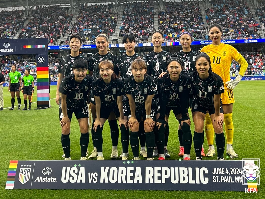 한국 일본 여자 축구 친선경기