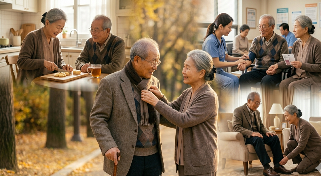 노년의 사랑은 설렘보다 돌봄에 가까워진다