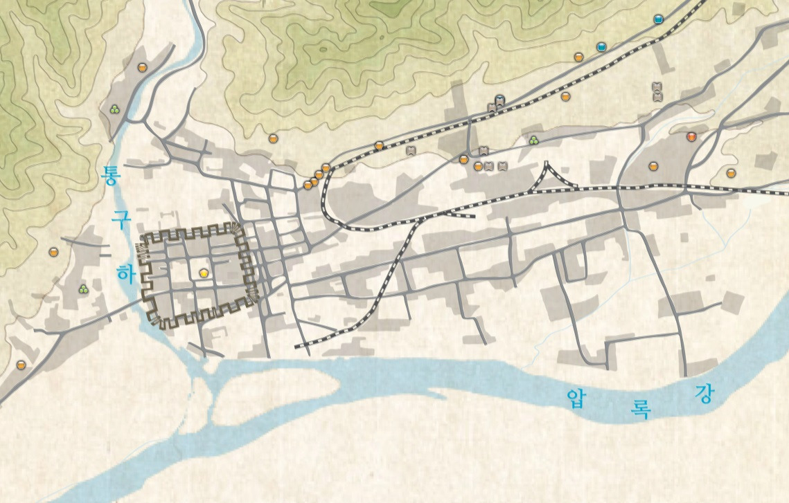 국내성 지도(위치)