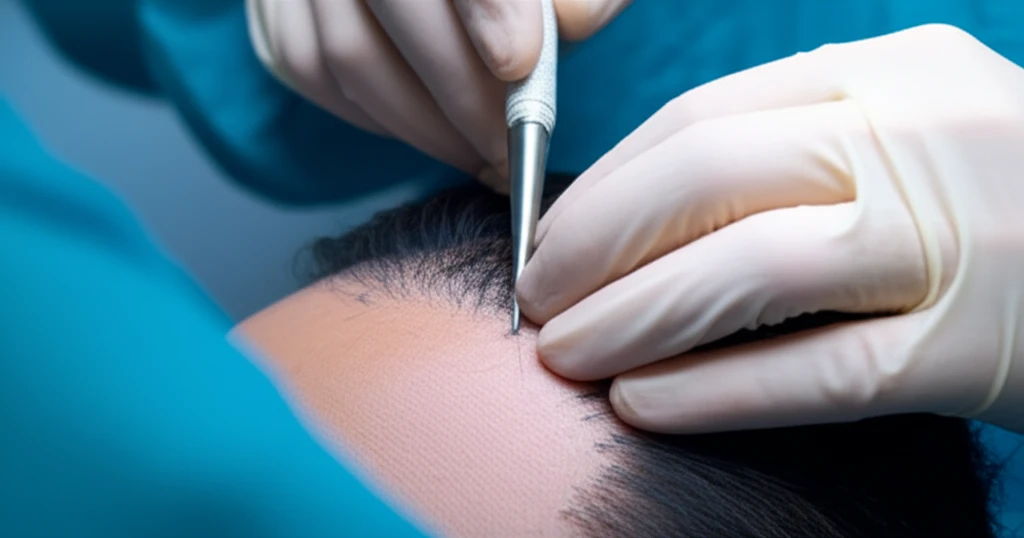 정수리 탈모, 흉터 걱정 없이 비절개..