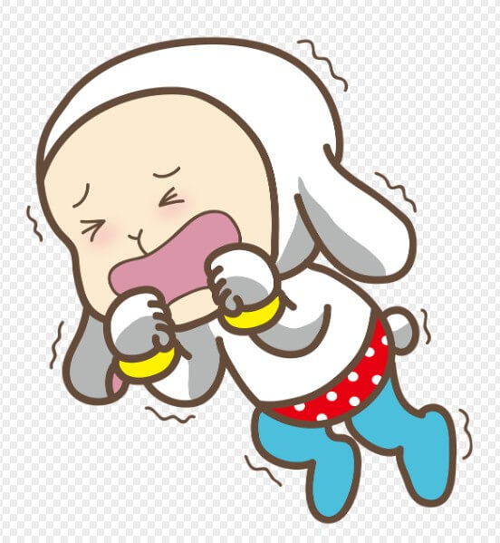 추워서 떠는 모습