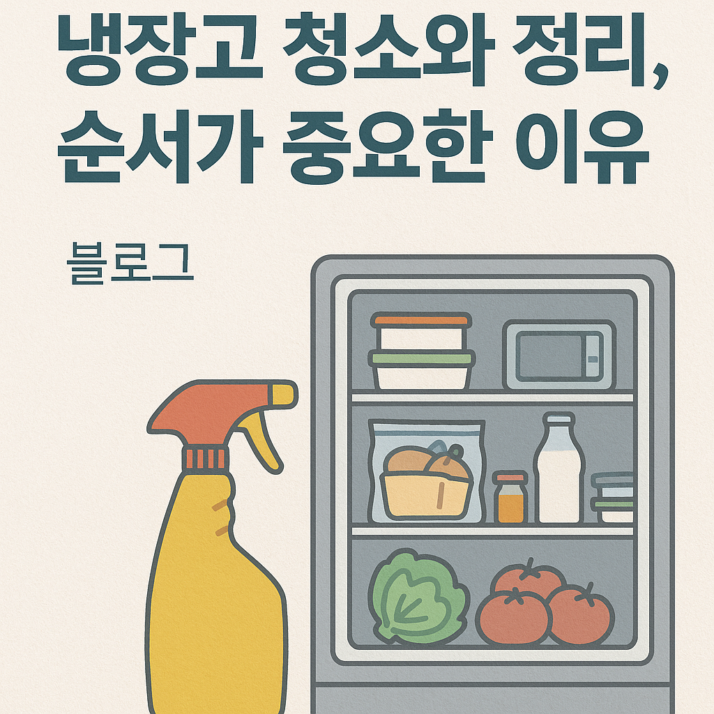 냉장고 청소와 정리, 순서가 중요한 이유