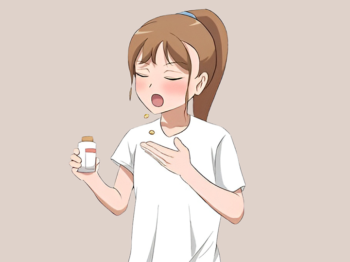 약물을-복용하는-여성