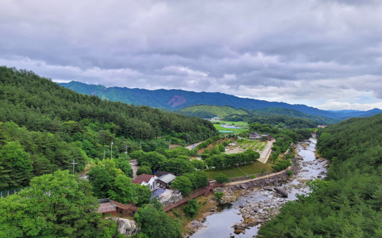 거창 수승대 출렁다리