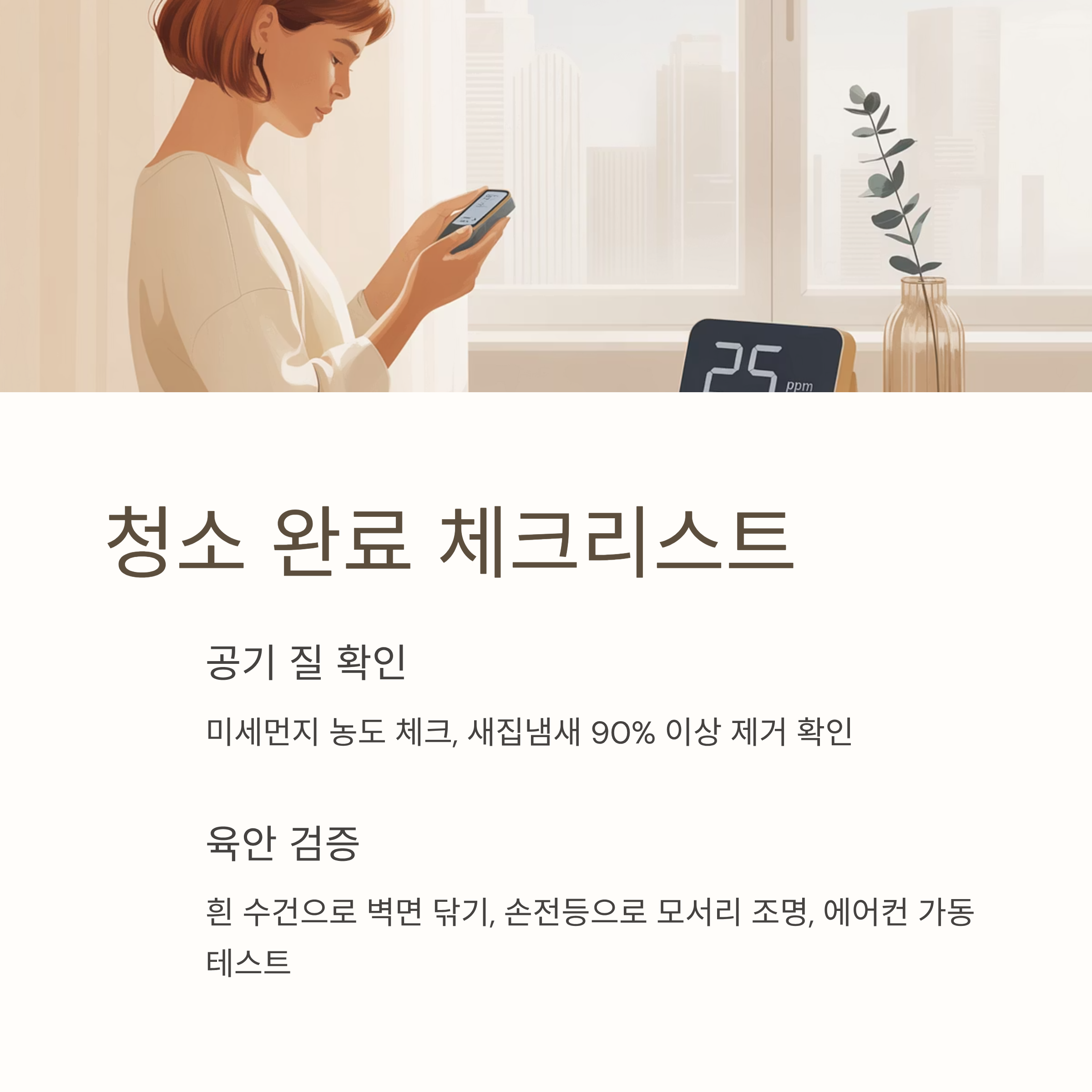 신축아파트 입주청소 체크리스트