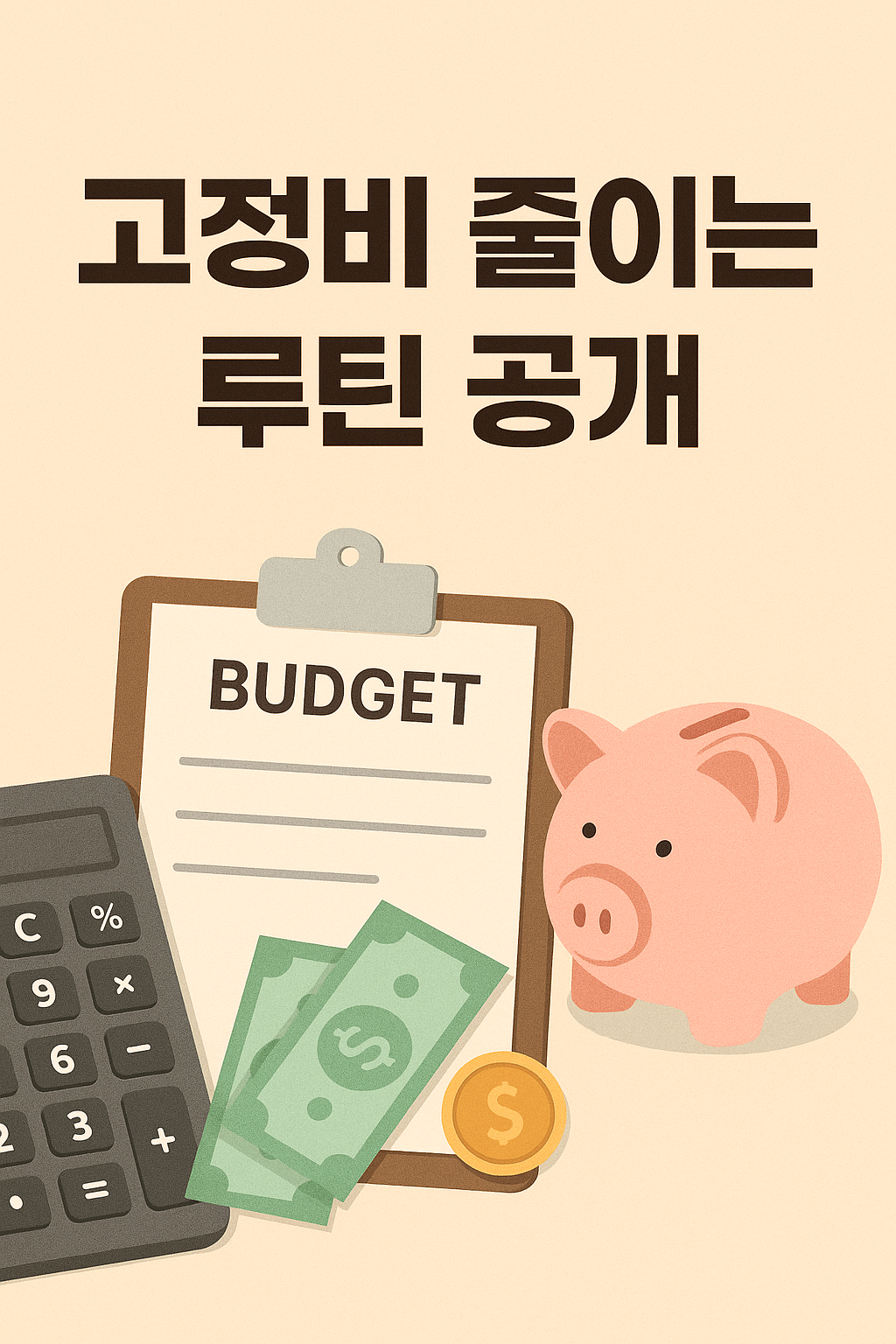 고정비 줄이는 루틴 공개