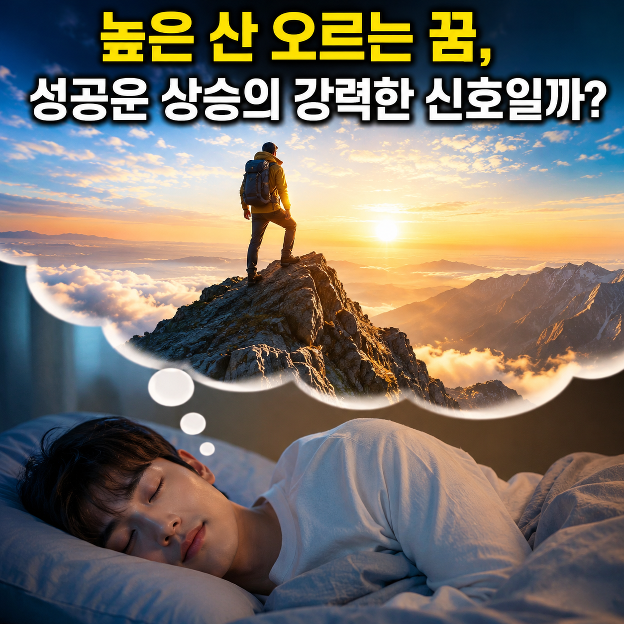 높은 산 오르는 꿈