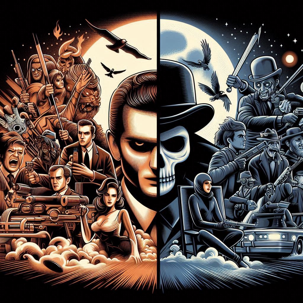 고전 장르영화 vs 현대 스타일 (구도, 연출, 속도)