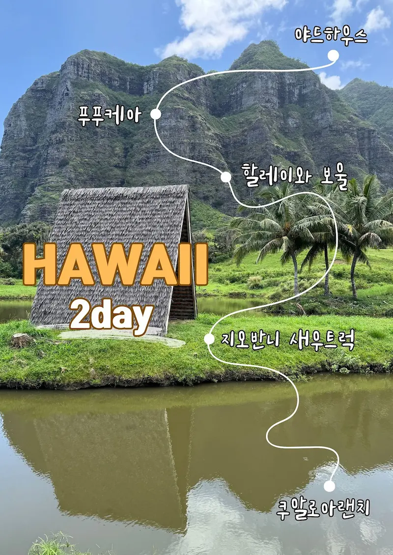 하와이 쿠알로아랜치 풍경