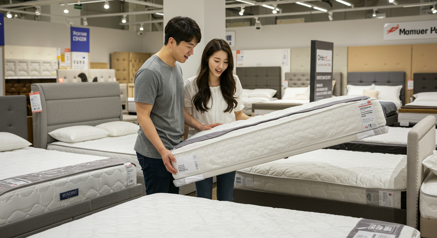 라지킹 침대 프레임/커버/매트리스