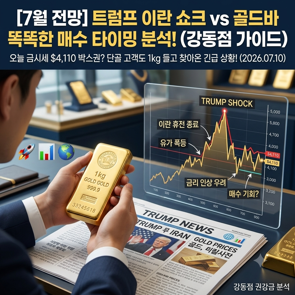 금 가격 1.47% 급등의 원인. 트럼프 이슈