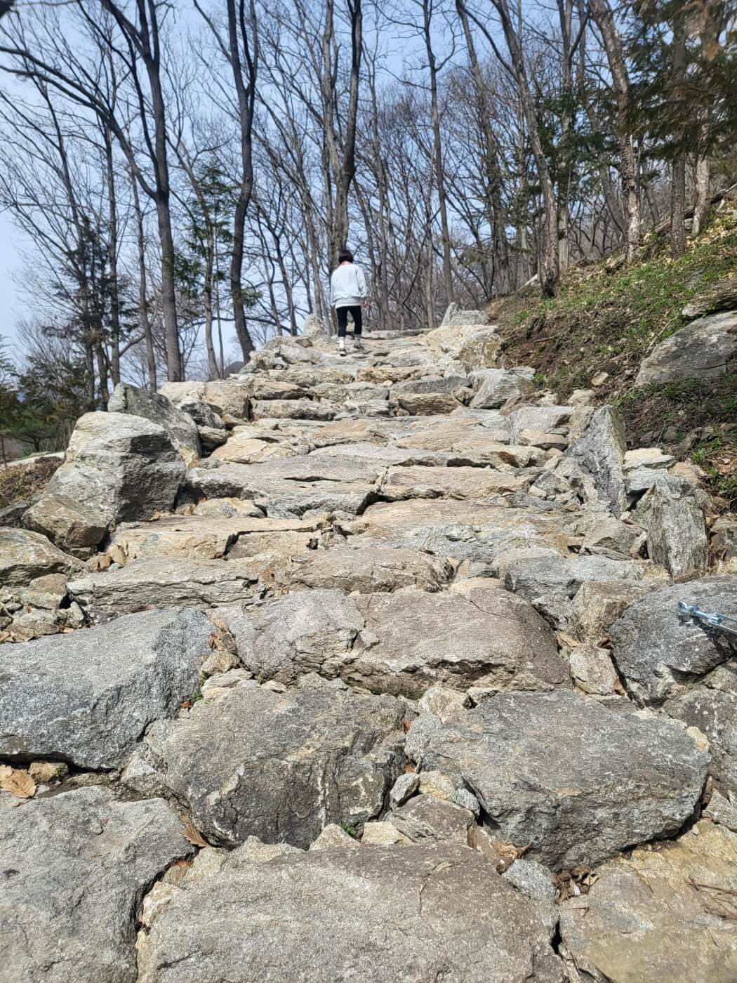 하늘길 가는 길 돌계단