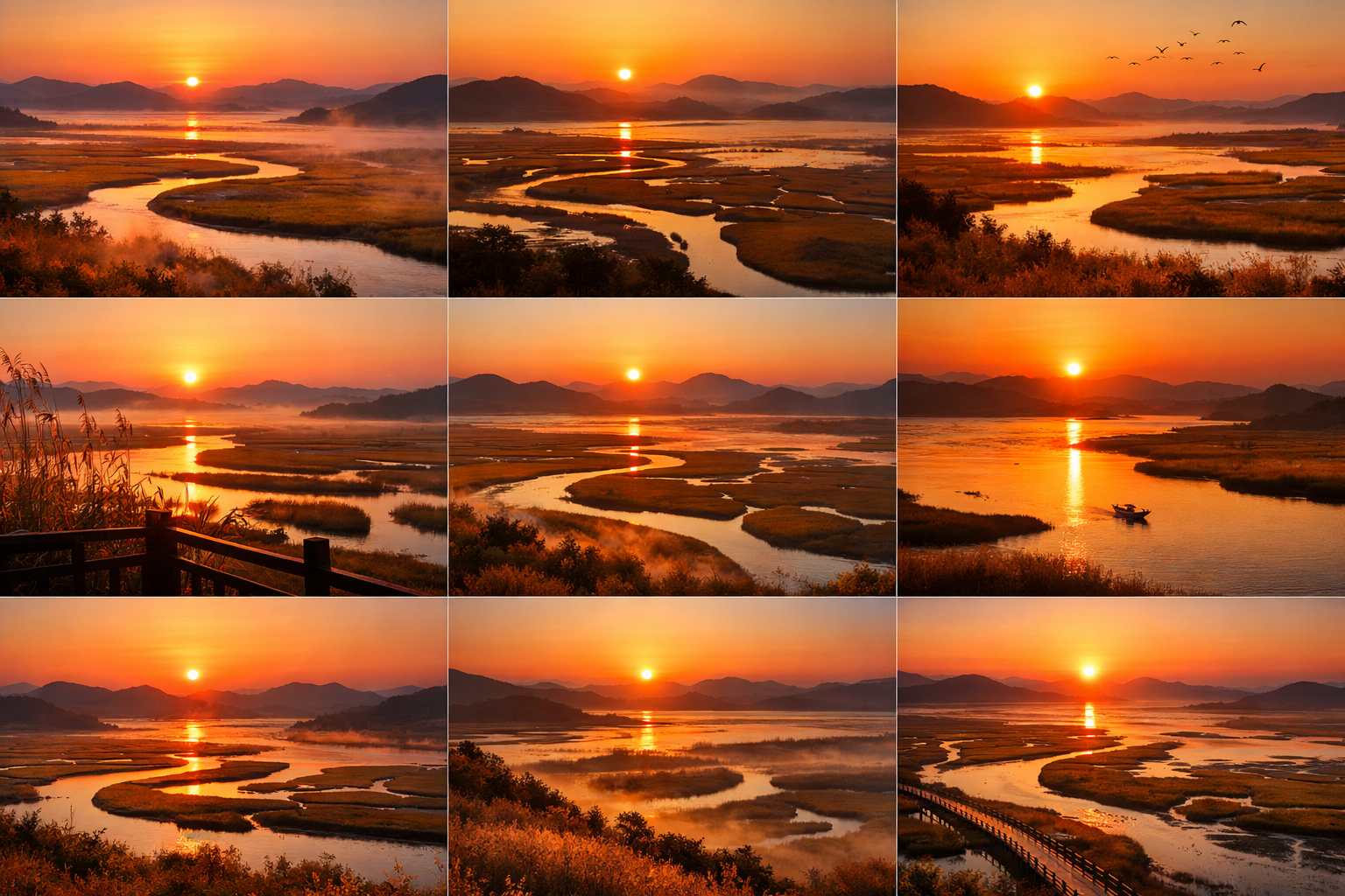 순천만 해돋이 명소 일출, 감성, 여행