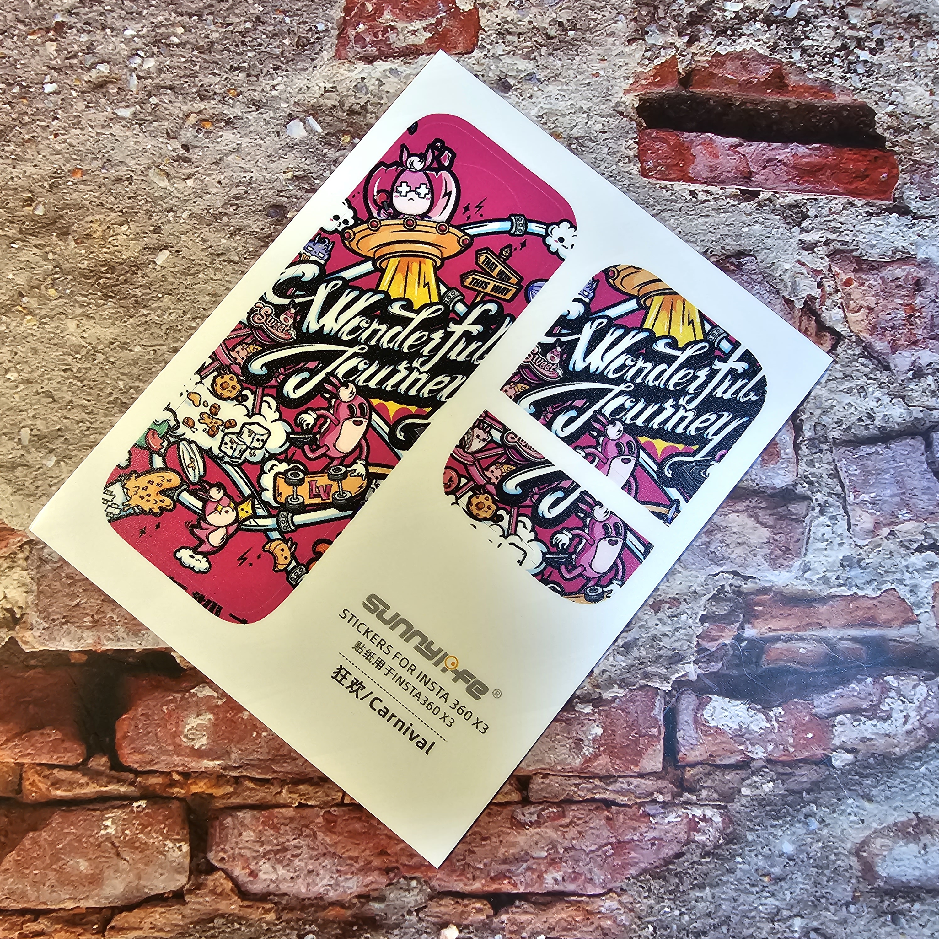 인스타360 X3 PVC 스티커 보호 필름 카니발