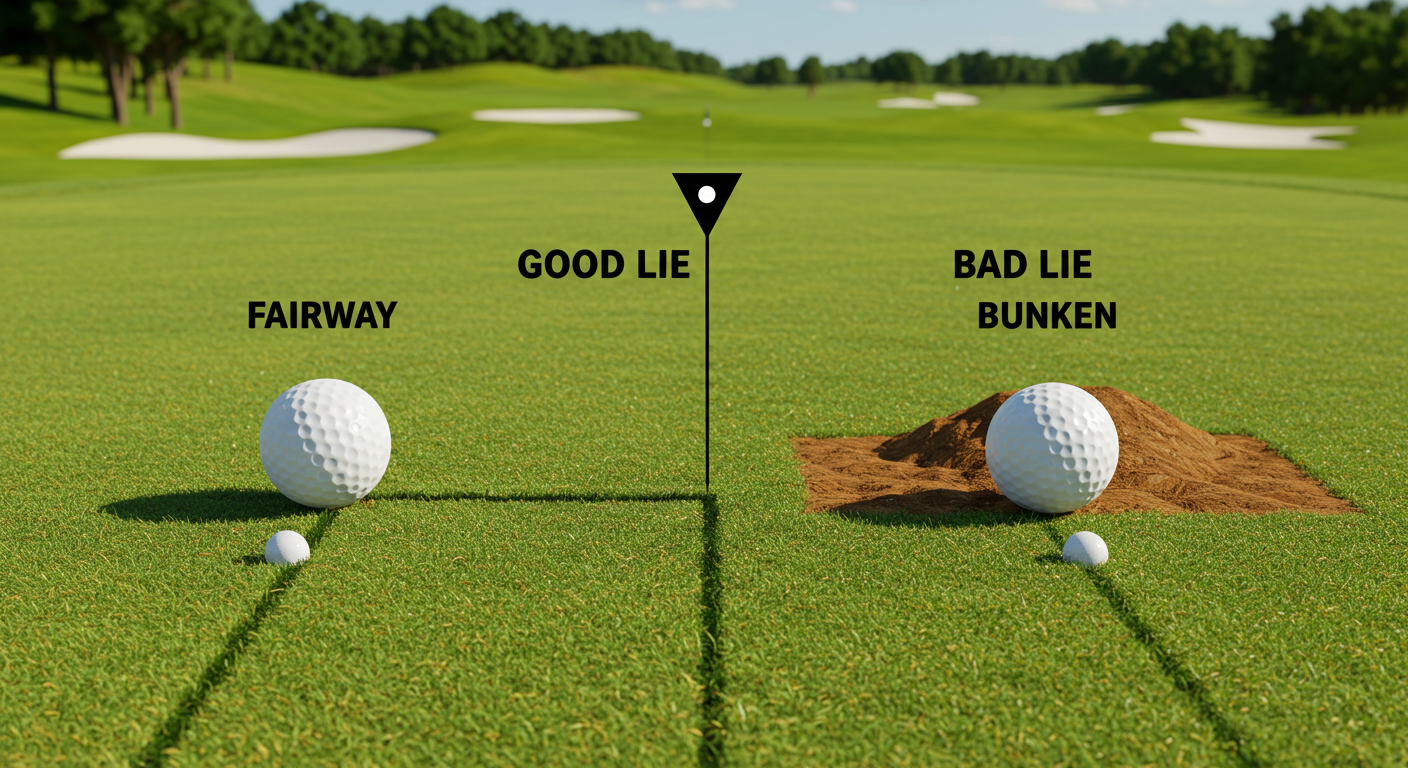 골프에서 라이란? 초보자도 바로 이해하는 골프 필수 용어! ("라이"란?, 좋은라이, 나쁜라이, 종류, 공략, 질문)