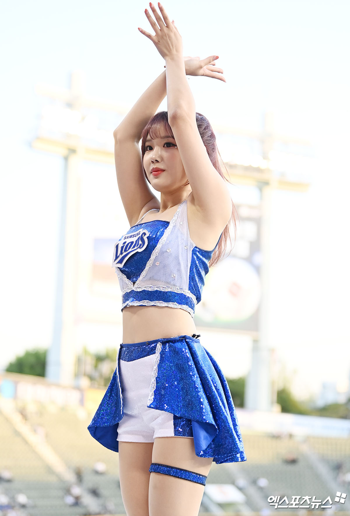 최홍라 치어리더 삼성 라이온즈 2023 잠실 공연 장면 3