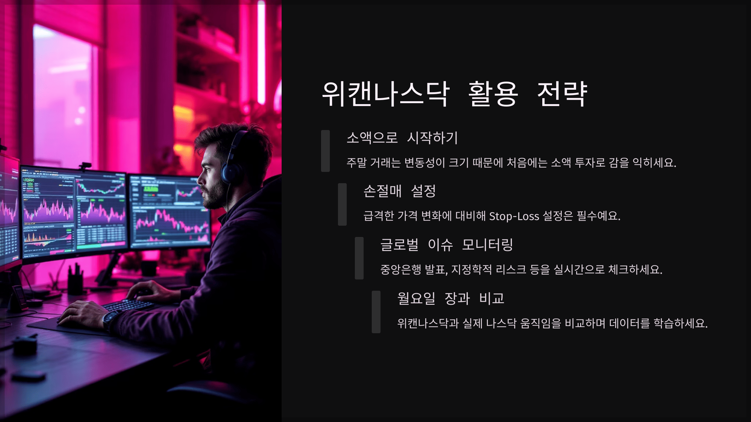 위캔나스닥 활용 전략