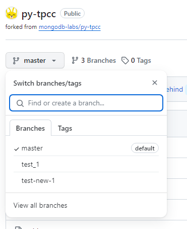 브랜치 추가화면