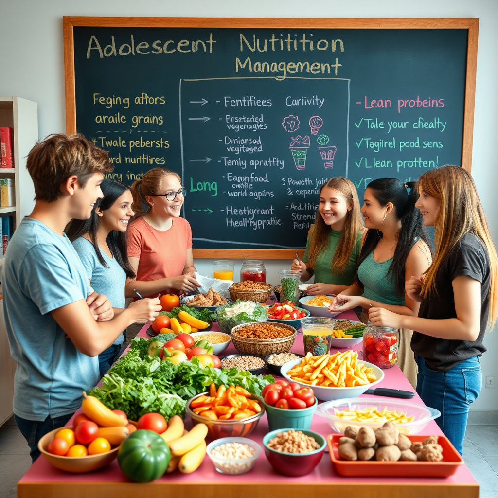 사춘기 시기의 영양