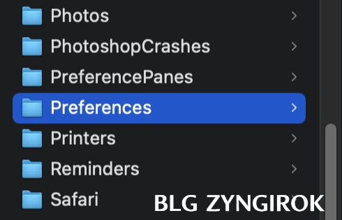 library-폴더내의-Preferences-폴더이다.