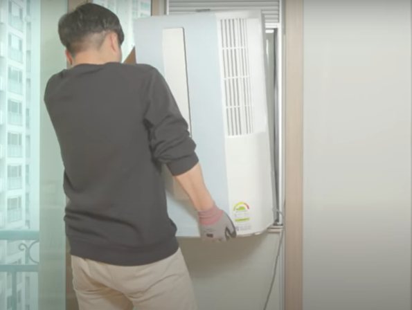 삼성창문형에어컨설치방법해제분리방법순서