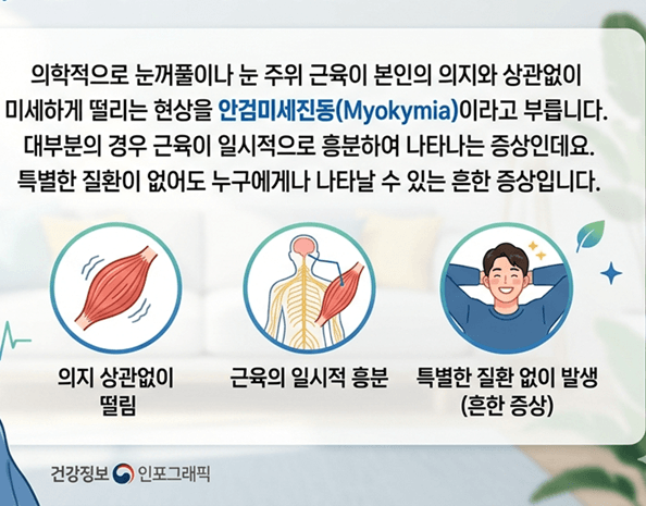 눈밑이 떨리는 증상
