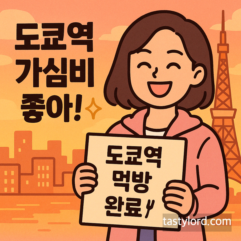 도쿄역 배고파서 현기증 올 때, 비상 맛집 베스트 5