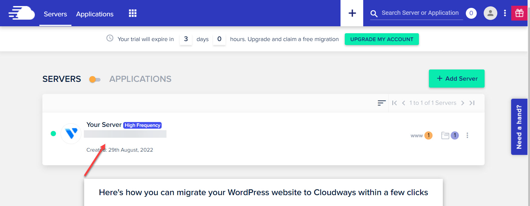 클라우드웨이즈 서버
