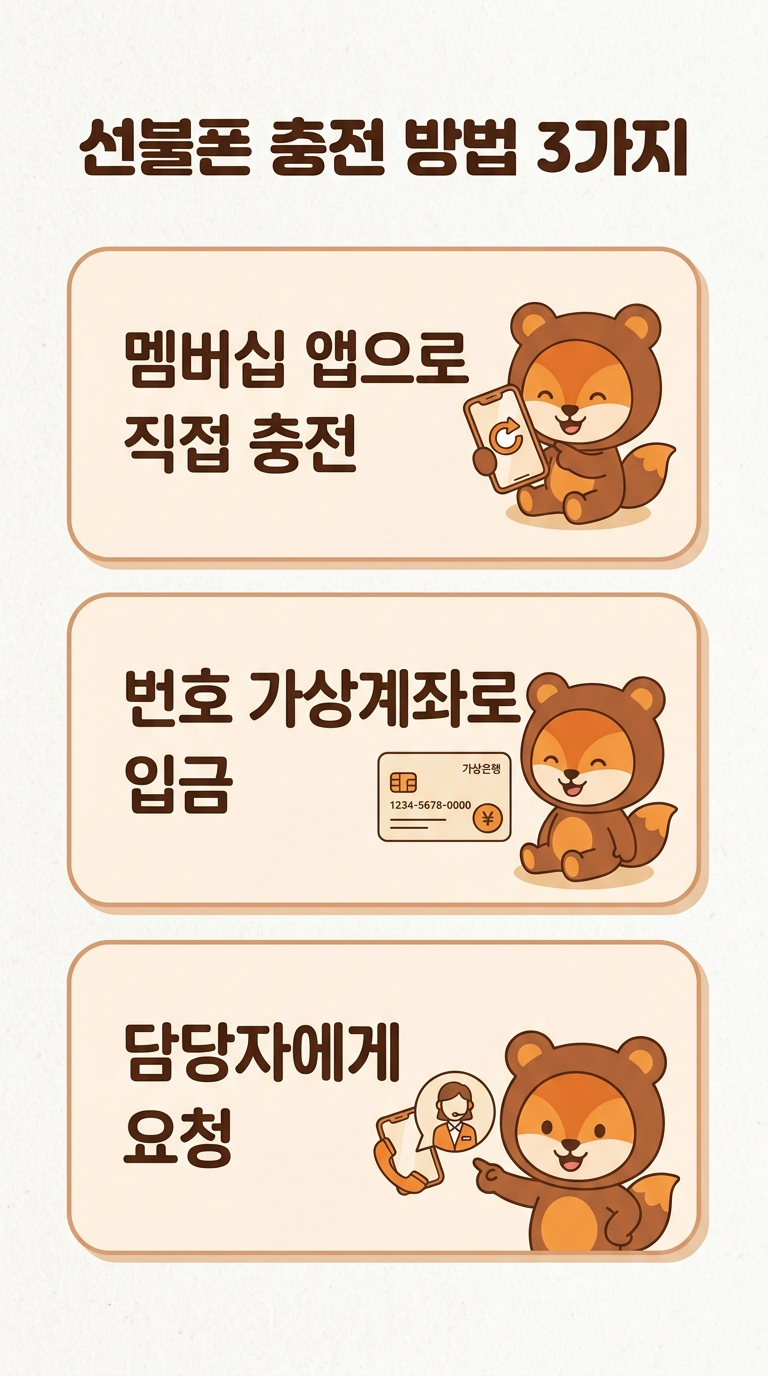선불폰 충전 방법, KT·LG 통신사별 앱부터 자동충전·유효기간까지