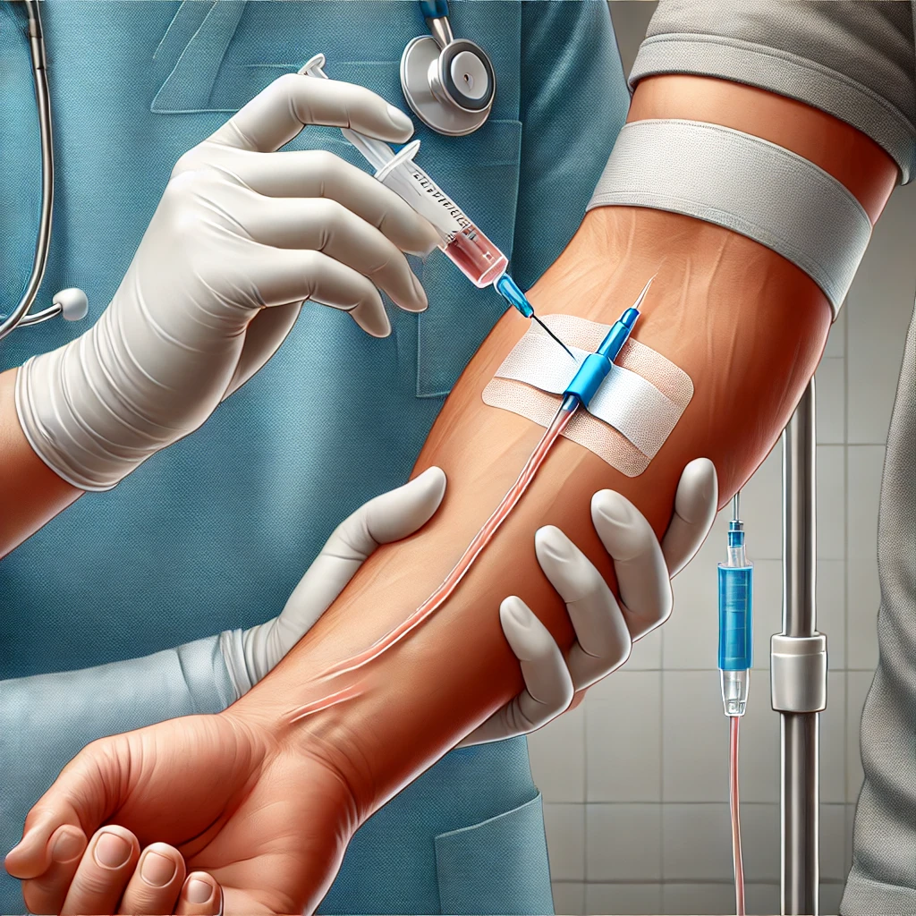 기본간호 [핵심간호술기] - 정맥 수액 주입