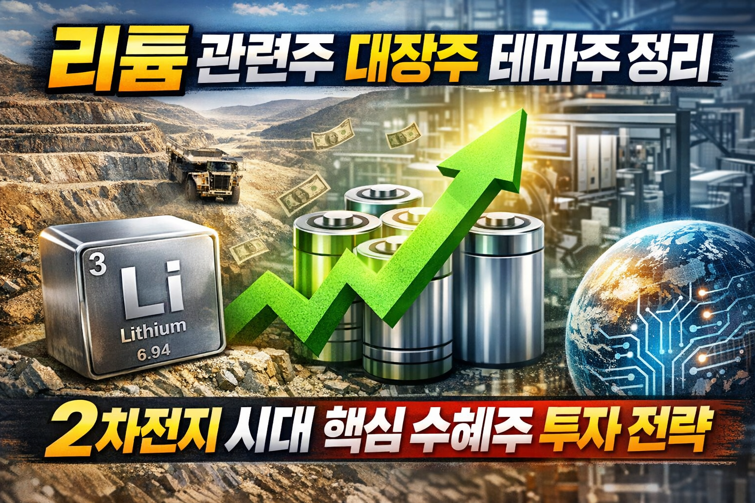 리튬 관련주 대장주 테마주