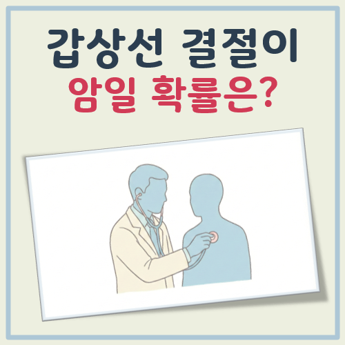 갑상선 결절 암일확률 대표 이미지