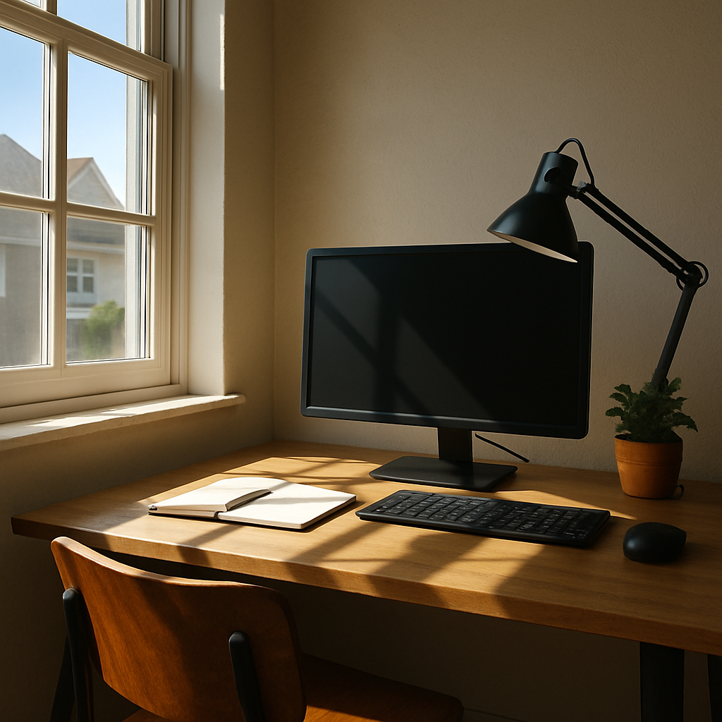 ‘책상의 그림자 각도’가 집중 지속시간을 바꿉니다