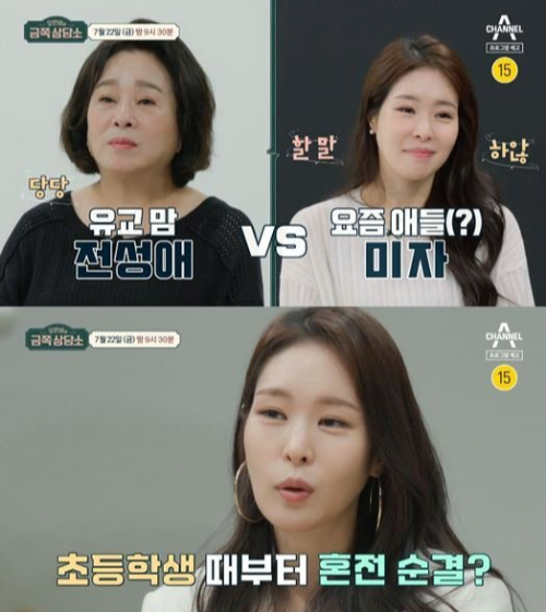 배우 전성애 딸 미자