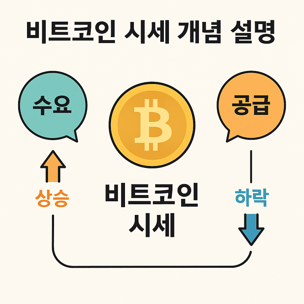 비트코인 시세 개념 설명 이미지