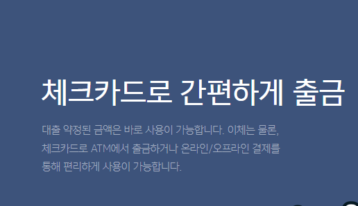 카카오뱅크 비상금대출