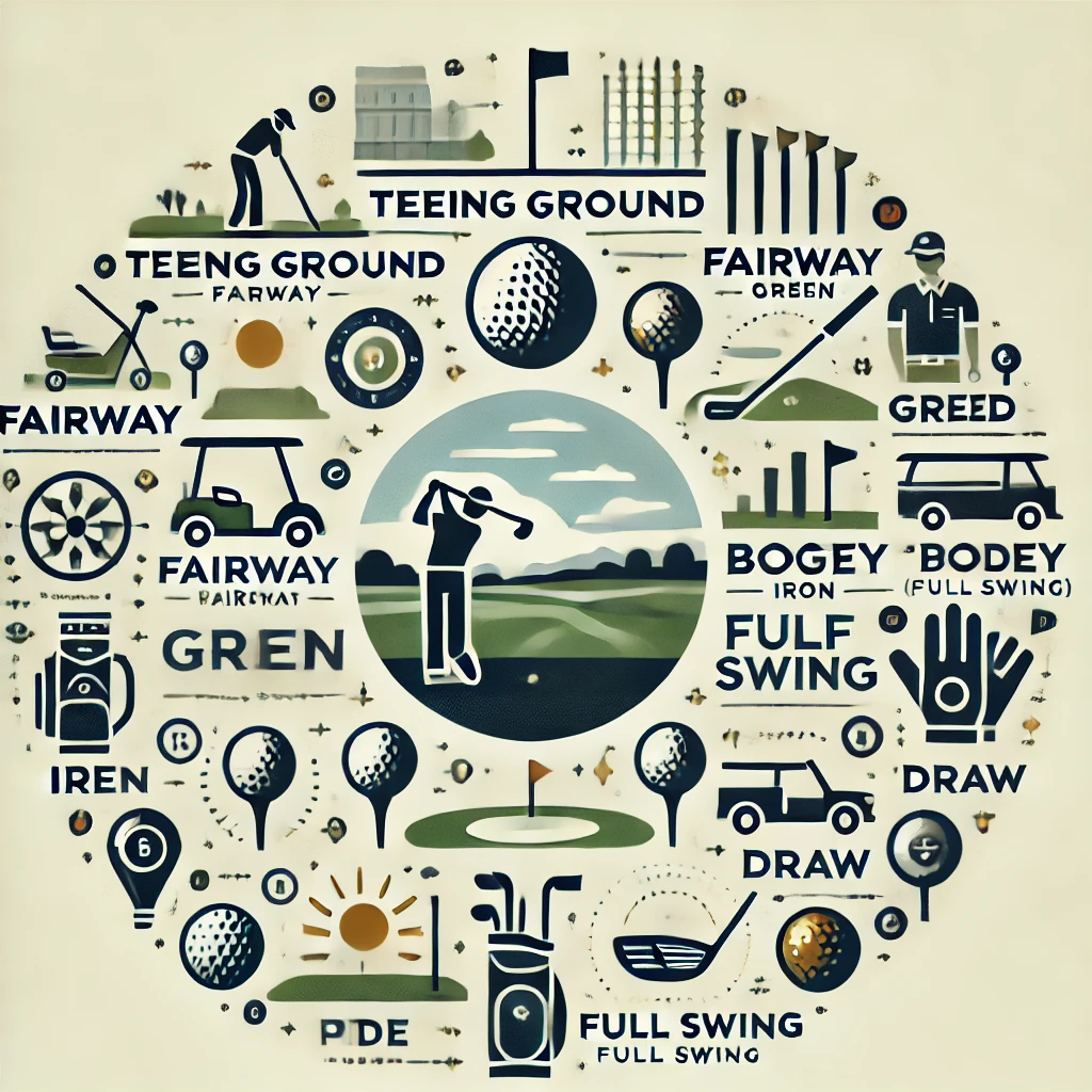 자주 쓰는 골프 용어 (기본, 경기 진행 중, 클럽과 샷)