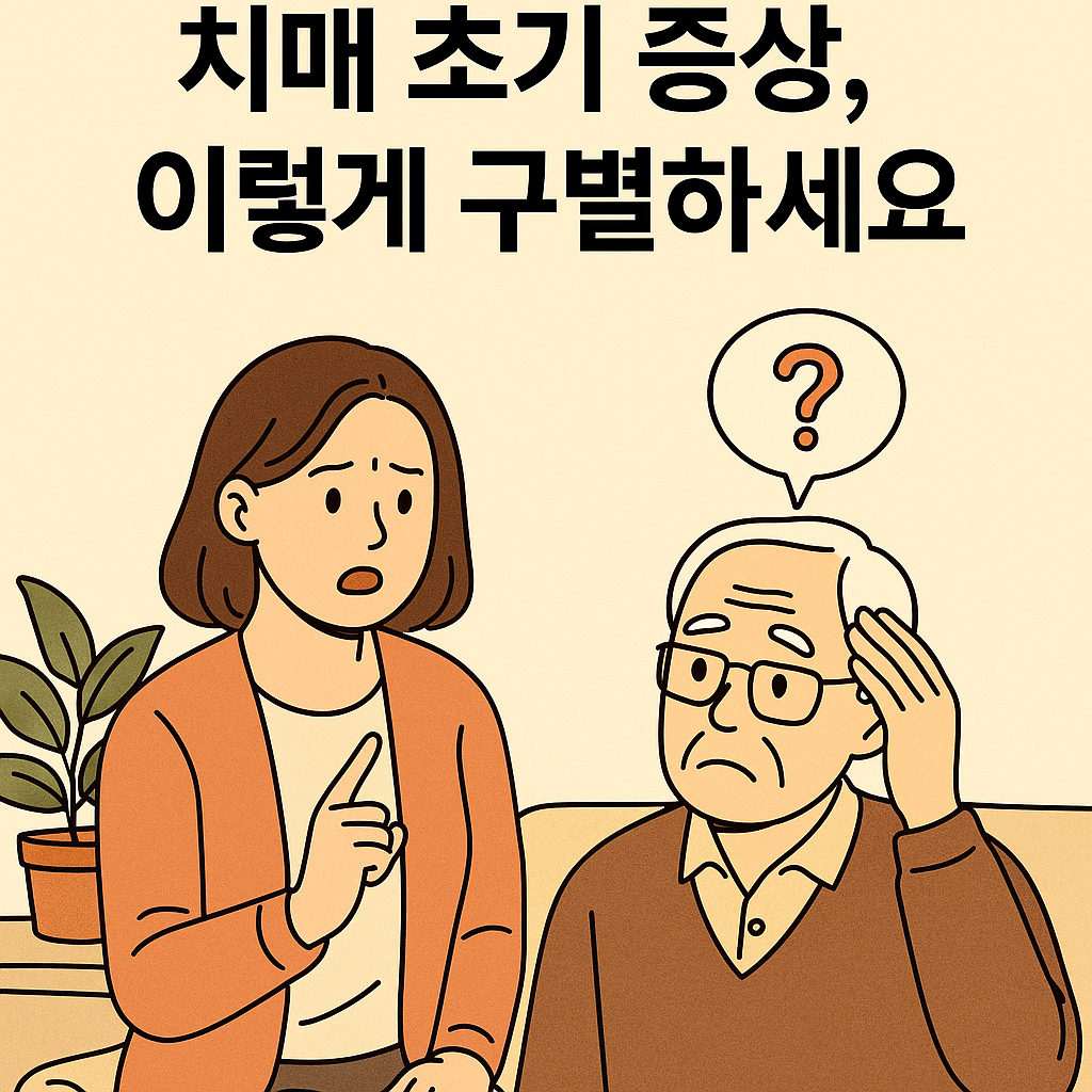 치매의 초기 증상은 어떻게 구별할 수 있을까